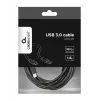 USB kábel Gembird CCP-USB3-AMCM-6 USB 3.2 Gen 1 (USB-C na USB-A) 1,8 m čierny