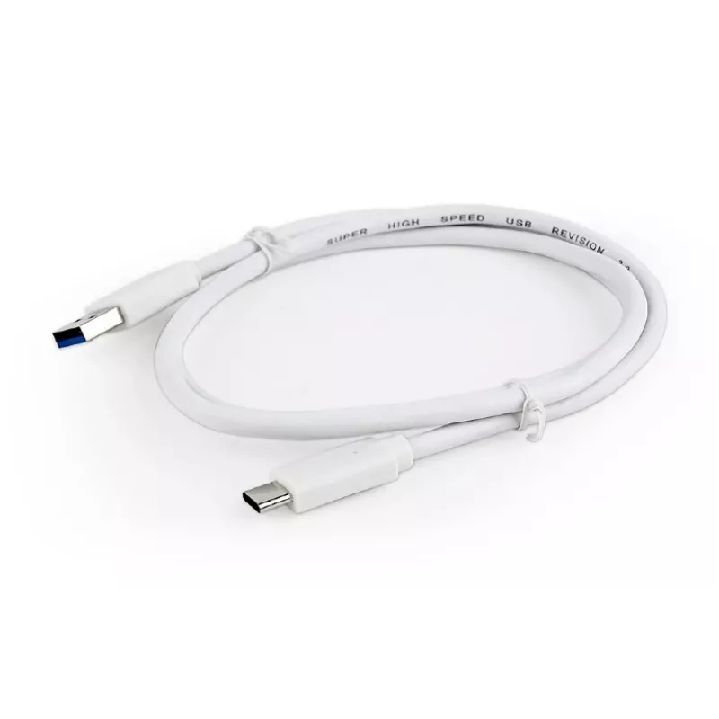 GEMBIRD USB 3.0 AM na Type-C kábel (AM/CM) 1 m - biely