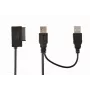 GEMBIRD externý USB na SATA adaptér pre slim SATA SSD, DVD