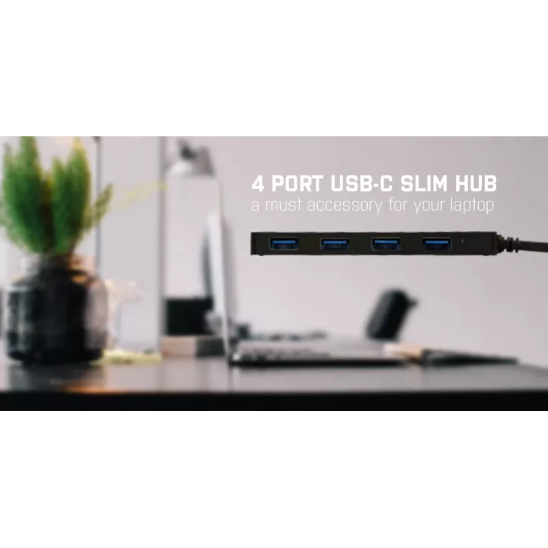 i-tec Advance USB-C slim pasívny HUB 4 port