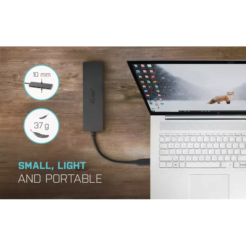 i-tec Advance USB-C slim pasívny HUB 4 port