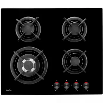 Amica PG6411SR vstavaná plynová varná doska, 4 zóny, mechanické ovládanie