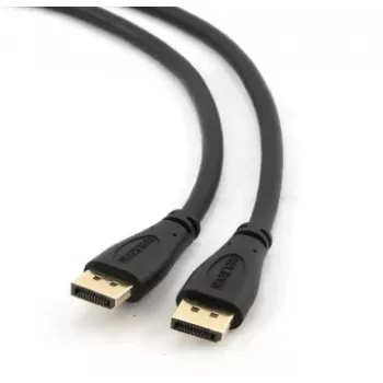 DisplayPort kábel GEMBIRD CC-DP2-10 — DisplayPort na DisplayPort, 3 m, čierny, pozlátené kontakty