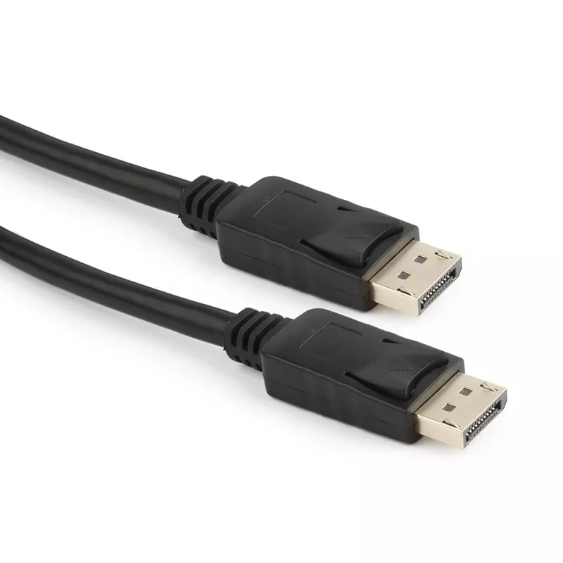 DisplayPort kábel GEMBIRD CC-DP2-10 — DisplayPort na DisplayPort, 3 m, čierny, pozlátené kontakty