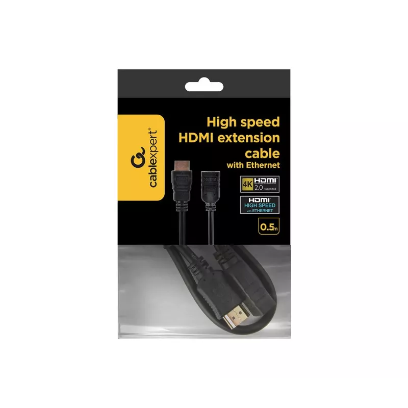 GEMBIRD High-Speed HDMI predlžovací kábel s Ethernet, 50 cm