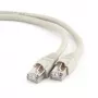 Sieťový kábel Gembird Cat6 U/UTP PP6U-0.5M, 0,5 m, RJ-45 konektor samec na RJ-45 konektor samec, biely, AWG24