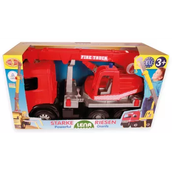 LENA GIGA TRUCKS hasičské žeriavové auto Arocs, model žeriavového auta, 3 rok(y), čierna, sivá, červená