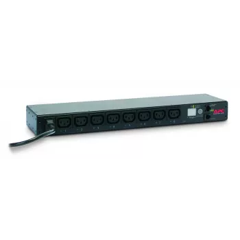APC NetShelter Switched Rack PDU, 1U, 1PH, 2,3 kW 230 V 10 A alebo 2,5 kW 208 V 12 A, 8 výstupov C13, kábel C14
