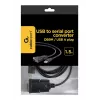 GEMBIRD USB na DB9M RS232 PL2303TA konvertor čierny - 1,5 m