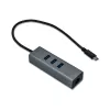 i-tec Metal USB-C HUB 3 porty + Gigabit Ethernet adaptér