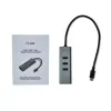 i-tec Metal USB-C HUB 3 porty + Gigabit Ethernet adaptér