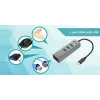i-tec Metal USB-C HUB 3 porty + Gigabit Ethernet adaptér