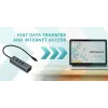 i-tec Metal USB-C HUB 3 porty + Gigabit Ethernet adaptér