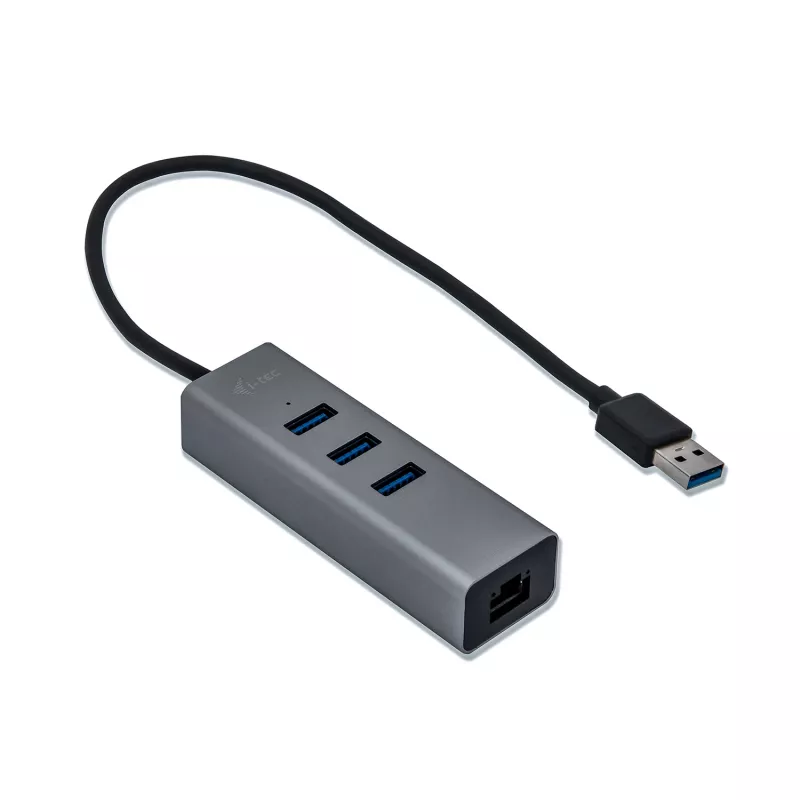 i-tec Metal USB 3.0 HUB 3 porty + Gigabit Ethernet adaptér
