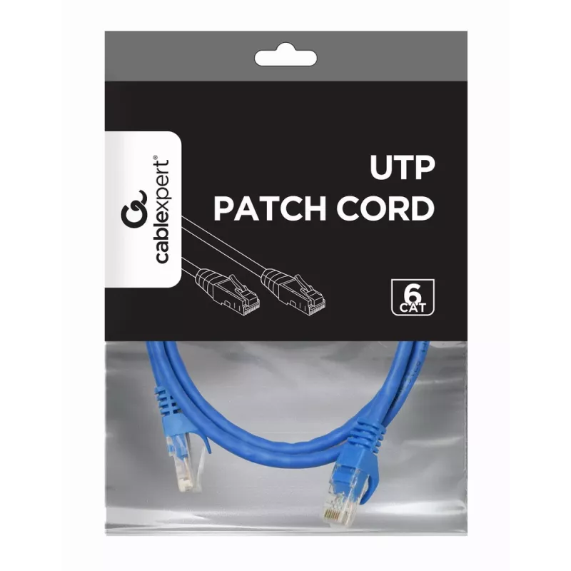 GEMBIRD patch kábel - CAT6 - UTP - 1 m - modrý