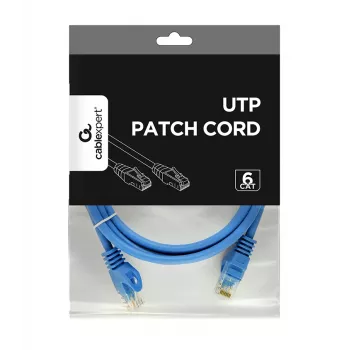 Sieťový kábel Gembird PP6U-2M RJ-45 Cat6 2 m modrý