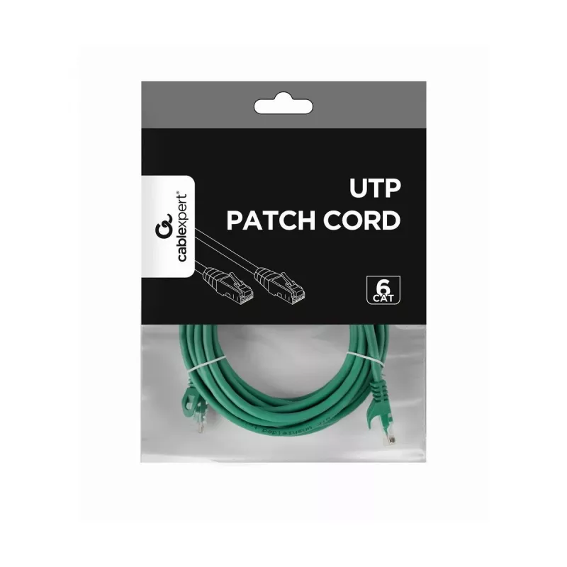 GEMBIRD patch kábel - CAT6 - UTP - 5 m - zelený