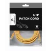 Sieťový kábel Gembird PP6U-3M RJ-45 Cat6 3 m žltý