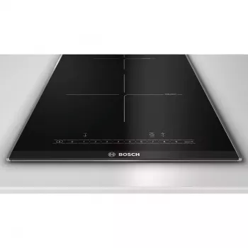 Bosch PIB375FB1E varná doska čierna, nerezová vstavaná indukčná varná doska 2 zóny