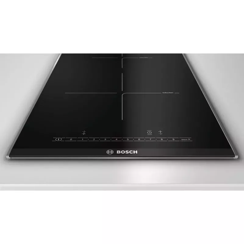 Bosch PIB375FB1E varná doska čierna, nerezová vstavaná indukčná varná doska 2 zóny