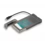 i-tec MySafe USB-C 3.1 Gen. 2 easy, puzdro na HDD/SSD, 2,5 palca, Serial ATA, Serial ATA II, Serial ATA III, 10 Gbit/s, USB konektivita, čierne