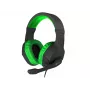 GENESIS Argon 200 Headset káblový herný headset čierny, zelený