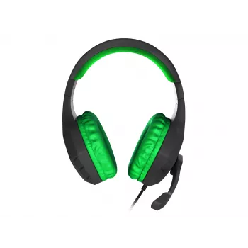 GENESIS Argon 200 Headset káblový herný headset čierny, zelený