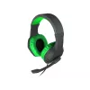 GENESIS Argon 200 Headset káblový herný headset čierny, zelený