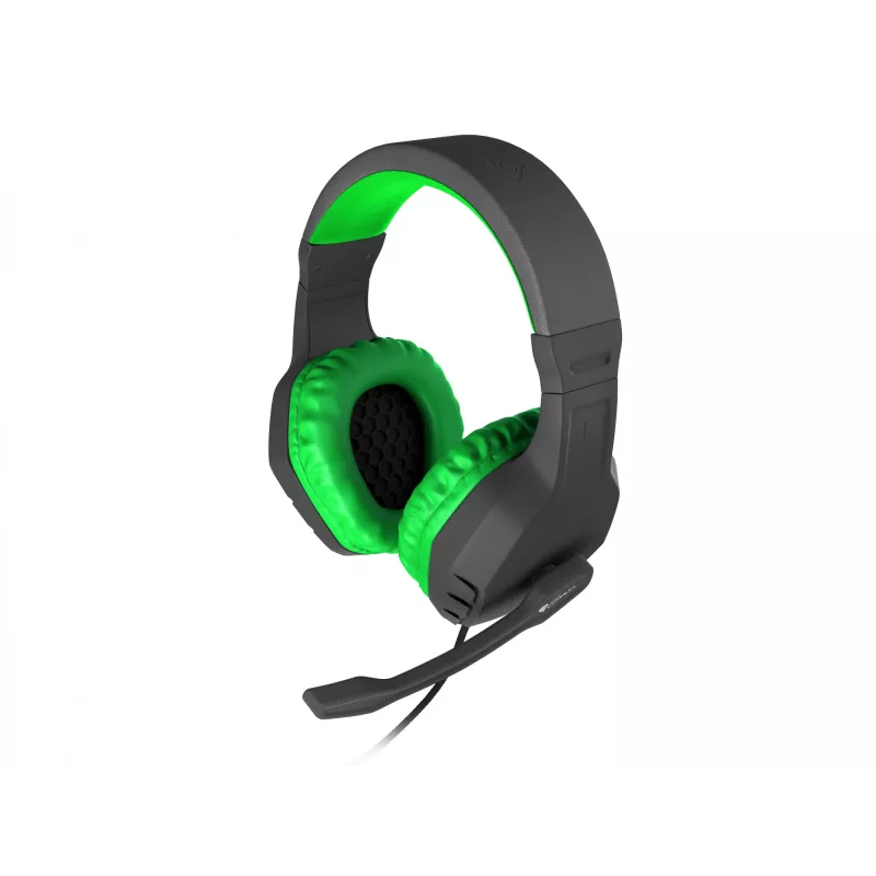 GENESIS Argon 200 Headset káblový herný headset čierny, zelený