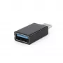USB grafický adaptér Gembird A-USB3-CMAF-01 — USB Type-C na USB (USB 2.0 / 3.2 Gen 1), kompaktný čierny
