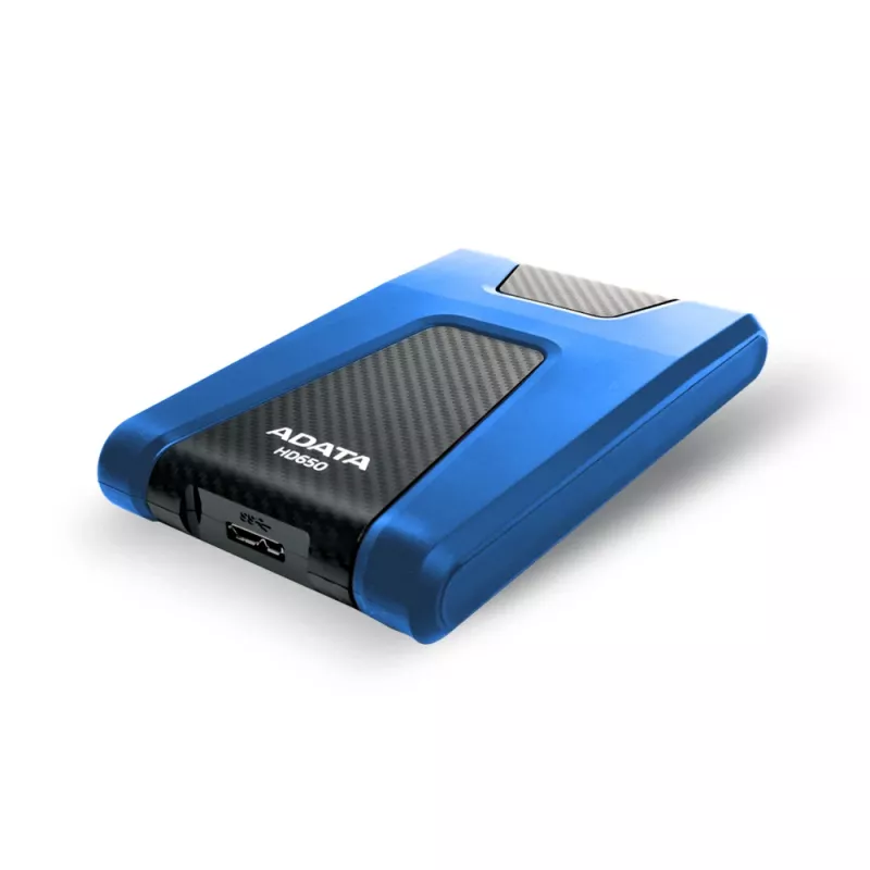 ADATA HD650 externý pevný disk 1 TB 2,5 palca Micro-USB B 3.2 Gen 1 (3.1 Gen 1) modrý