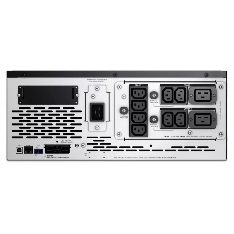 APC Smart-UPS X SMX2200HVNC - 2200VA, 8x C13 + 2x C19 výstup, USB, rozšíriteľná výdrž, malá hĺbka, NMC