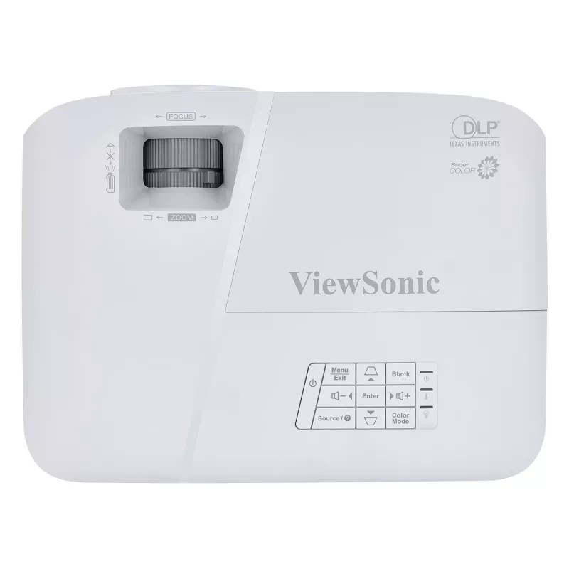 Viewsonic PA503S dátový projektor standard-throw projektor 3600 ANSI lúmenov DLP SVGA (800x600) sivý, biely