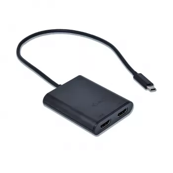 i-tec USB-C 3.1 Dual 4K HDMI video adaptér, 3.2 Gen 1 (3.1 Gen 1), USB Type-C, HDMI výstup, 3840 x 2160 pixelov
