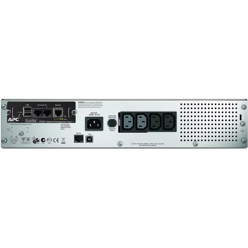 APC Smart-UPS SMT750RMI2UNC - 4x C13, USB, rack montáž, NMC, 750VA