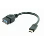 USB kábel Gembird A-OTG-CMAF3-01, USB‑C na USB‑A, 0,2 m, čierny