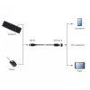 USB kábel Gembird A-OTG-CMAF3-01, USB‑C na USB‑A, 0,2 m, čierny