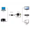 GEMBIRD HDMI na VGA a audio adaptérový kábel, jeden port, 1,8 m - čierny
