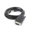 GEMBIRD HDMI na VGA a audio adaptérový kábel, jeden konektor, 3 m, čierny
