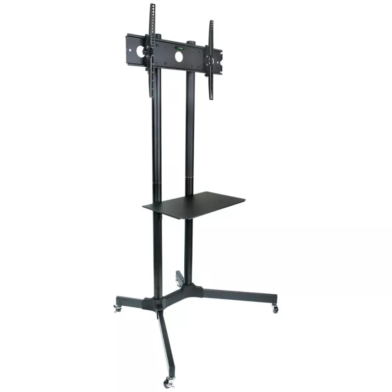 Techly podlahový vozík s odkladacou policou pre LCD/LED/Plazma 30-65 inch ICA-TR6