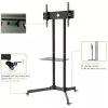 Techly podlahový vozík s odkladacou policou pre LCD/LED/Plazma 30-65 inch ICA-TR6