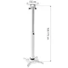 Techly stropný predlžovací držiak na projektor 500-770 mm biely ICA-PM 104MW