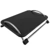 Techly ICA-FR 13 ergonomická nastaviteľná podnožka, nastavenie uhla, protišmyková, 43 x 28 cm, čierna
