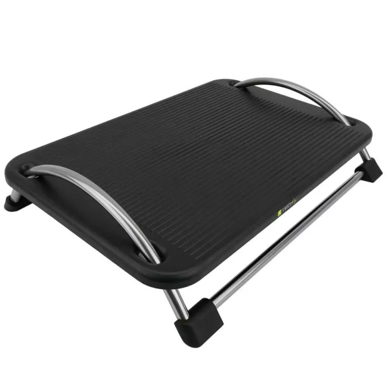 Techly ICA-FR 13 ergonomická nastaviteľná podnožka, nastavenie uhla, protišmyková, 43 x 28 cm, čierna