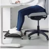 Techly ICA-FR 13 ergonomická nastaviteľná podnožka, nastavenie uhla, protišmyková, 43 x 28 cm, čierna