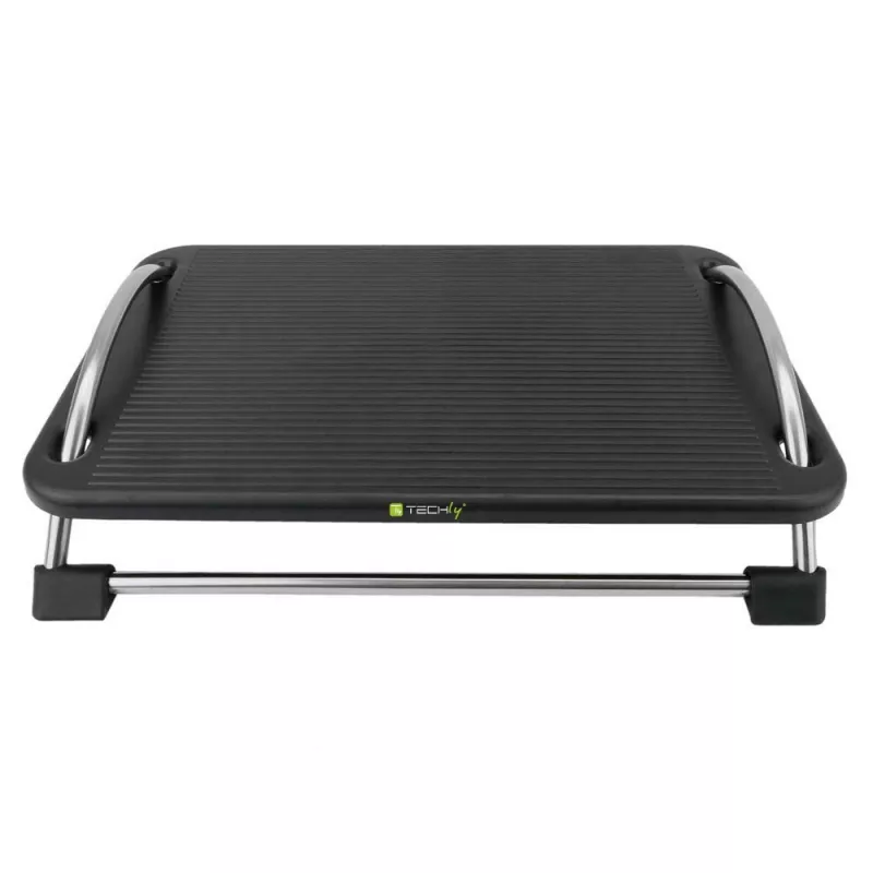 Techly ICA-FR 13 ergonomická nastaviteľná podnožka, nastavenie uhla, protišmyková, 43 x 28 cm, čierna