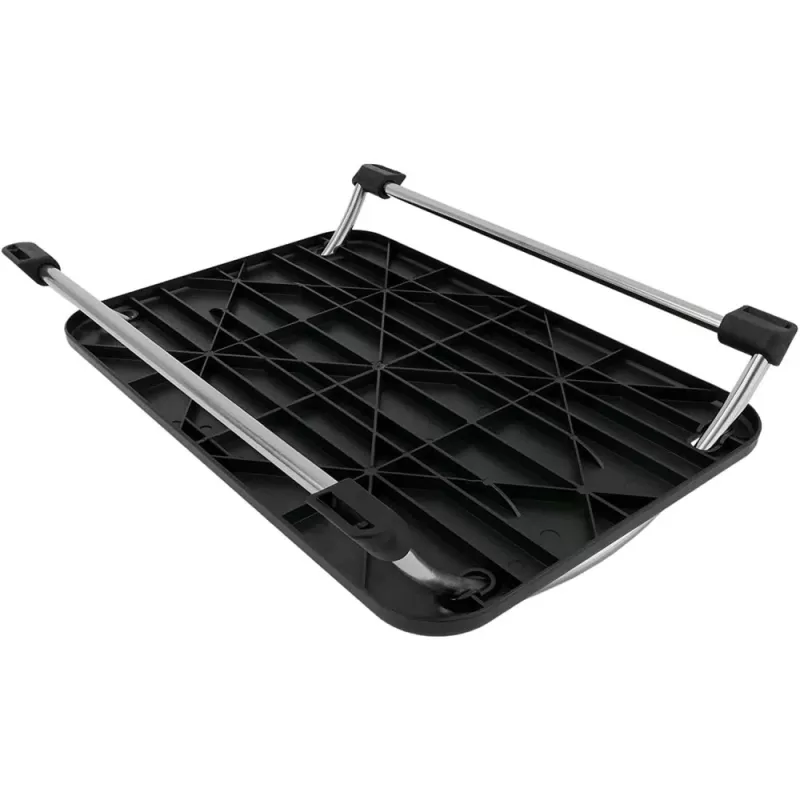 Techly ICA-FR 13 ergonomická nastaviteľná podnožka, nastavenie uhla, protišmyková, 43 x 28 cm, čierna