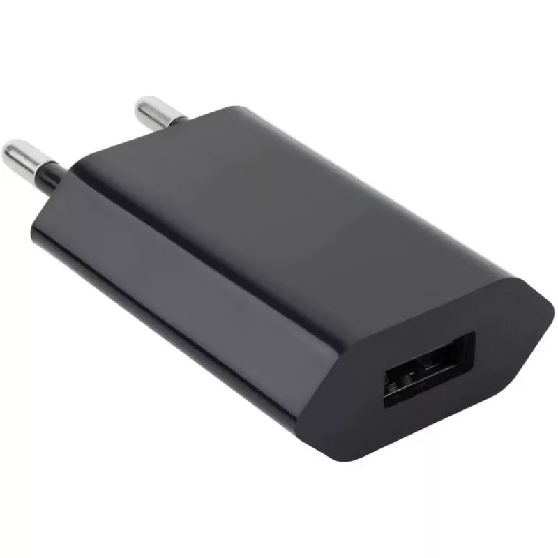 Techly kompaktná nabíjačka USB 1A európska zástrčka čierna