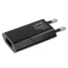 Techly kompaktná nabíjačka USB 1A európska zástrčka čierna