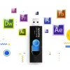 ADATA UV320 USB flash disk 128 GB USB Type-A 3.2 Gen 1 (3.1 Gen 1) čierny, modrý